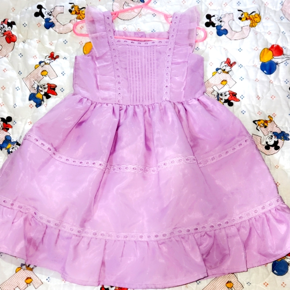 Janie and Jack 3t purple dress